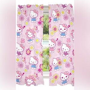 Hello kitty curtains 2 panels